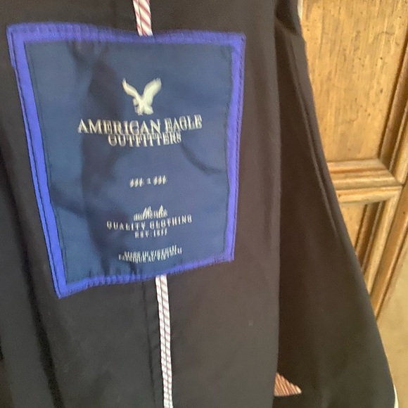 American Eagle Outfitters Black Blazer with White Accents - Picture 2 of 16